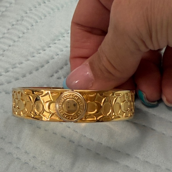 Coach Jewelry - Coach Signature C Wide Bangle Bracelet